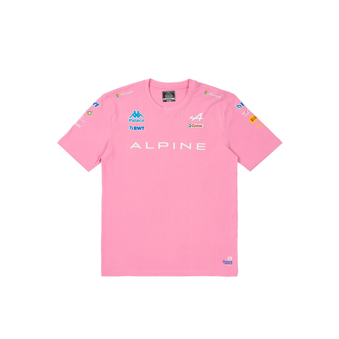 Thumbnail PALACE KAPPA FOR ALPINE T-SHIRT PINK one color