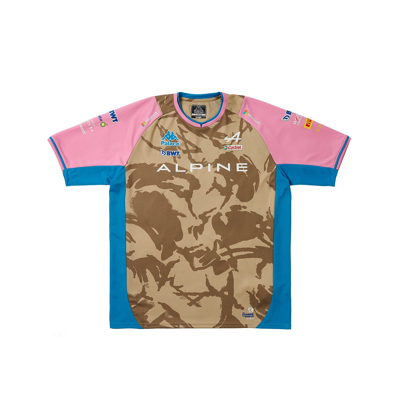 Thumbnail PALACE KAPPA FOR ALPINE DRIVER JERSEY DESERT CAMO one color