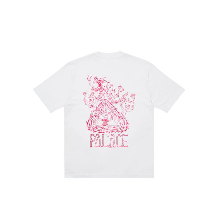 PALACE T-SHIRT LOTTIES WHITE one color