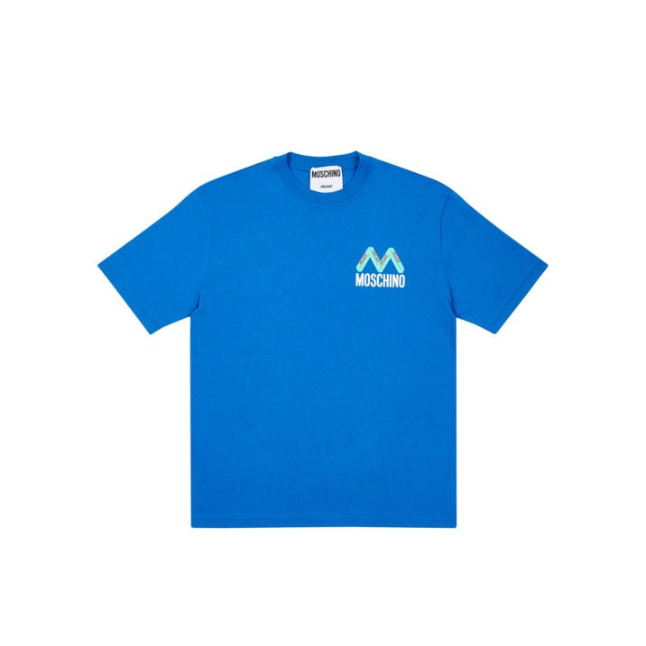 Thumbnail PALACE MOSCHINO T-SHIRT BLUE one color