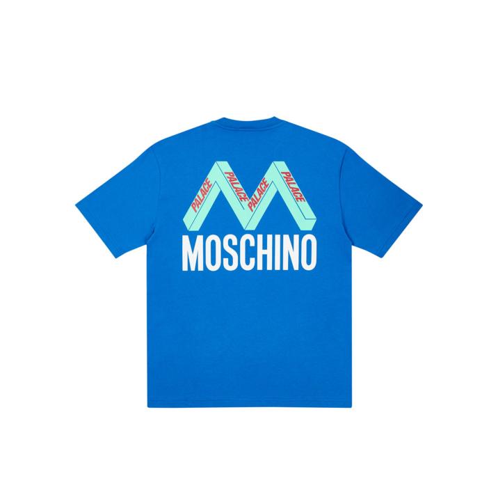 Thumbnail PALACE MOSCHINO T-SHIRT BLUE one color