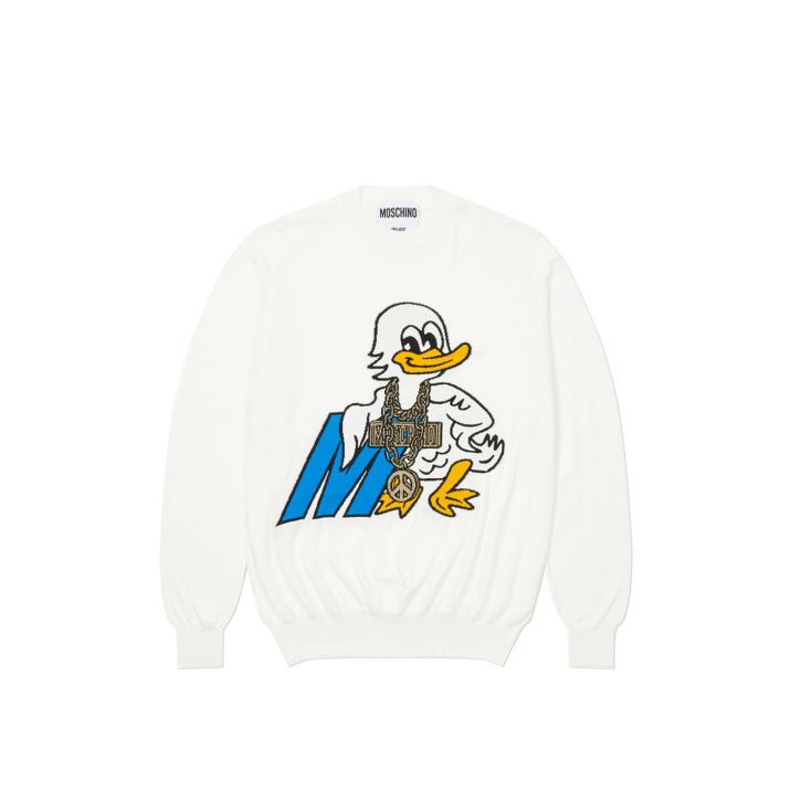 Thumbnail PALACE MOSCHINO KNITTED JUMPER WHITE one color