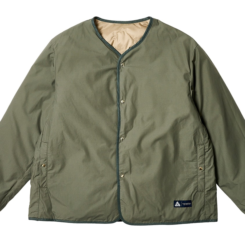 Palace Nanamica Reversible Down Cardigan Sage Green - Palace