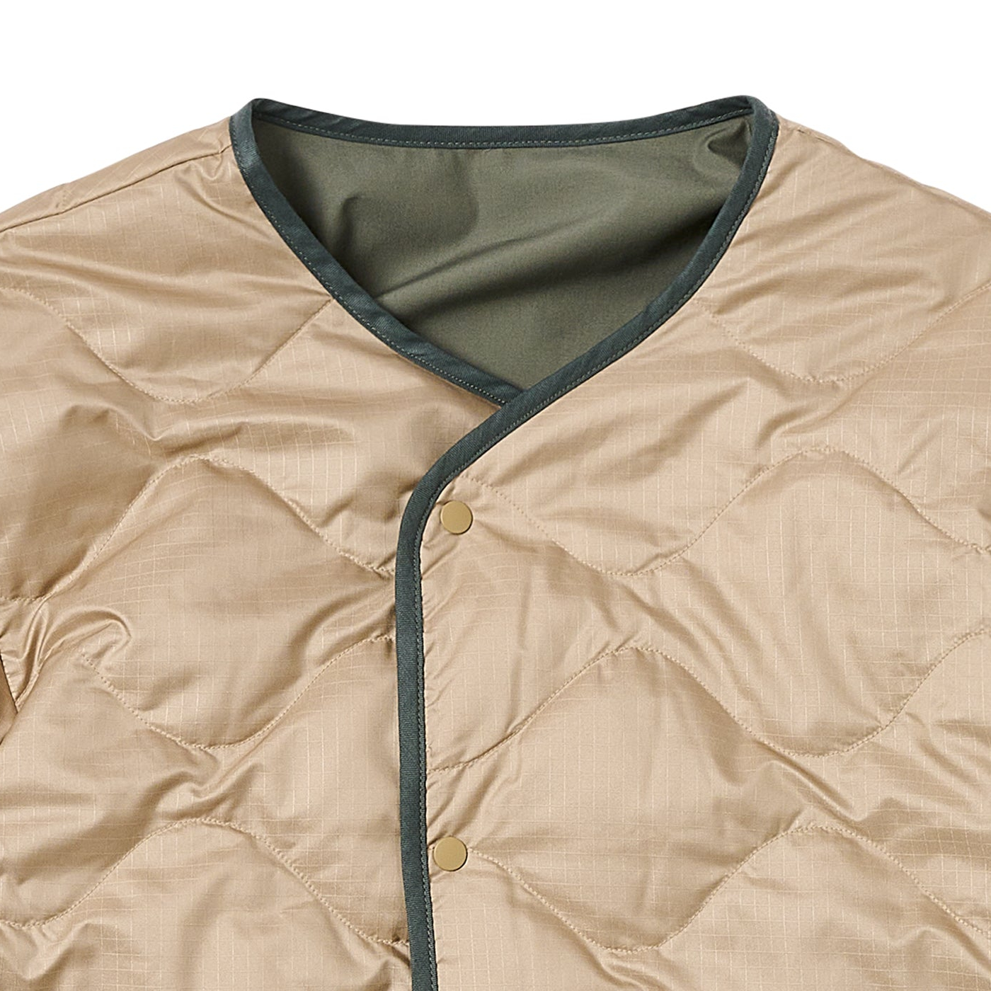 Palace Nanamica Reversible Down Cardigan Sage Green - Palace