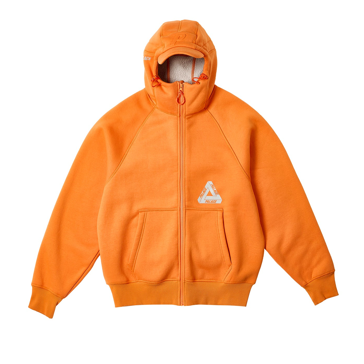 Palace discount orange hoodie