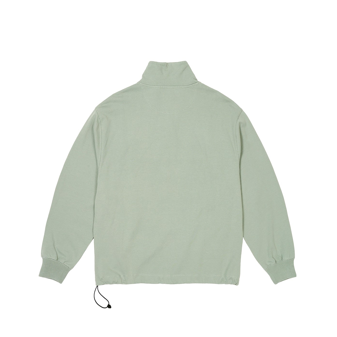 Thumbnail 1/4 ZIP WASHED FUNNEL JADE one color