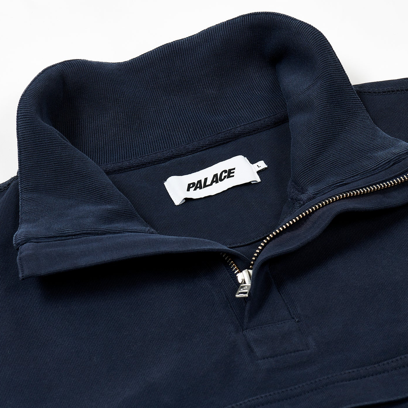 Thumbnail 1/4 ZIP WASHED FUNNEL NAVY one color