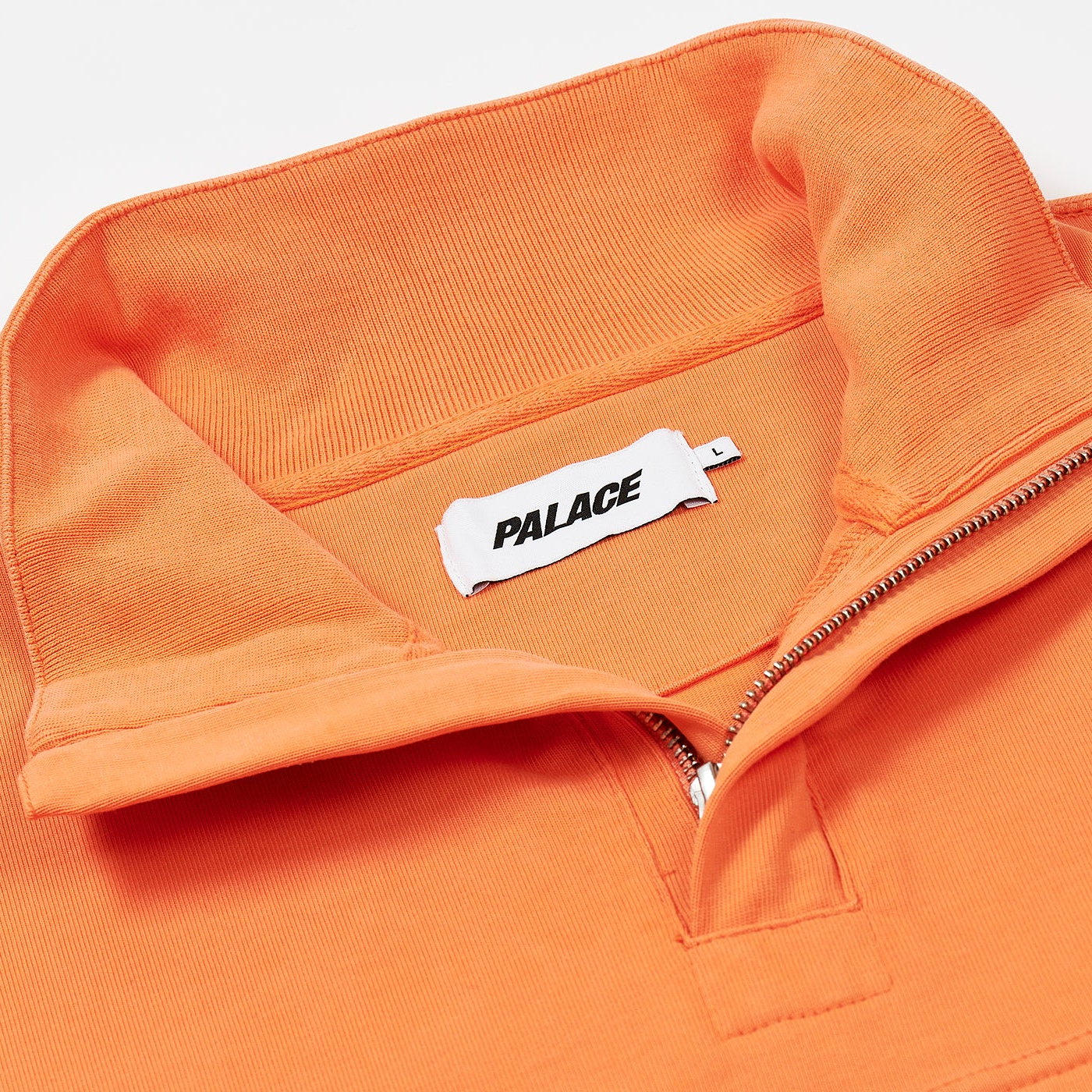 Thumbnail 1/4 ZIP WASHED FUNNEL TIGER ORANGE one color