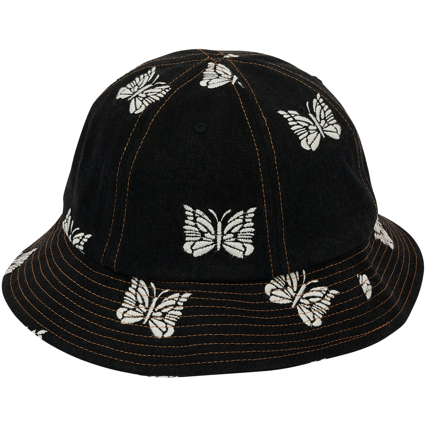 Thumbnail PALACE NEEDLES DENIM BUCKET HAT BLACK one color