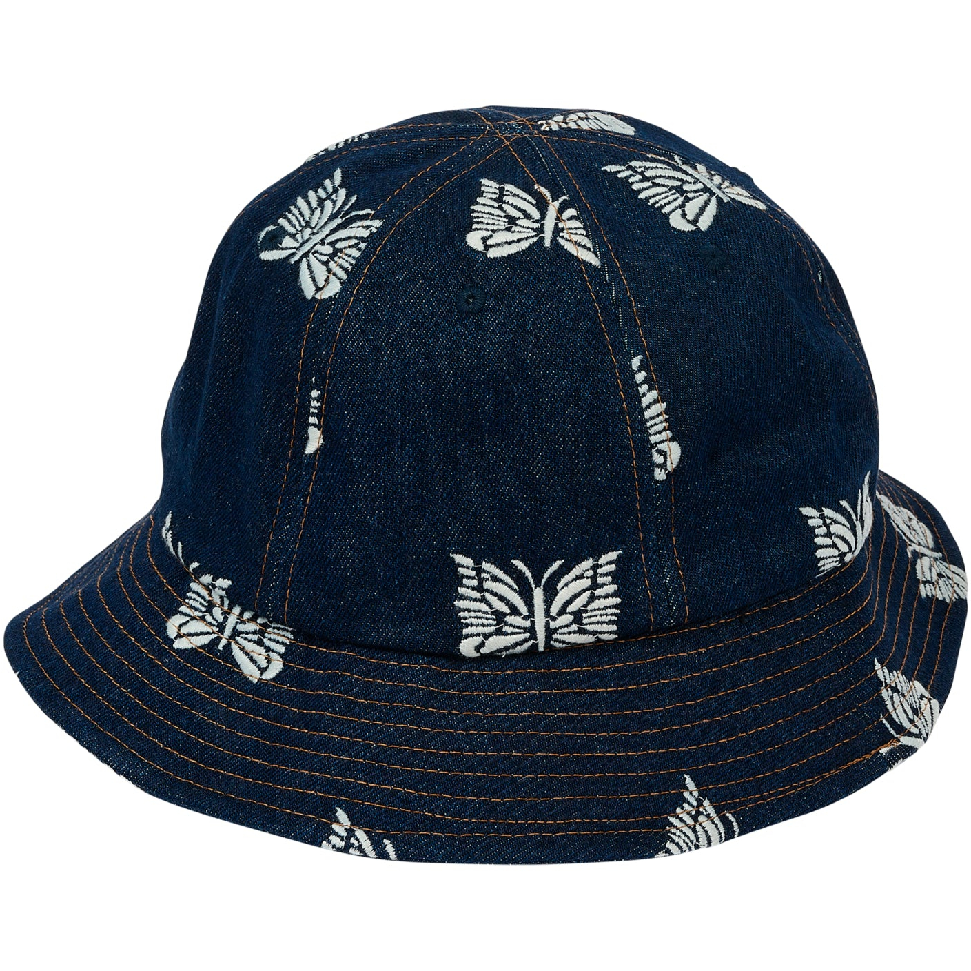 Thumbnail PALACE NEEDLES DENIM BUCKET HAT INDIGO one color