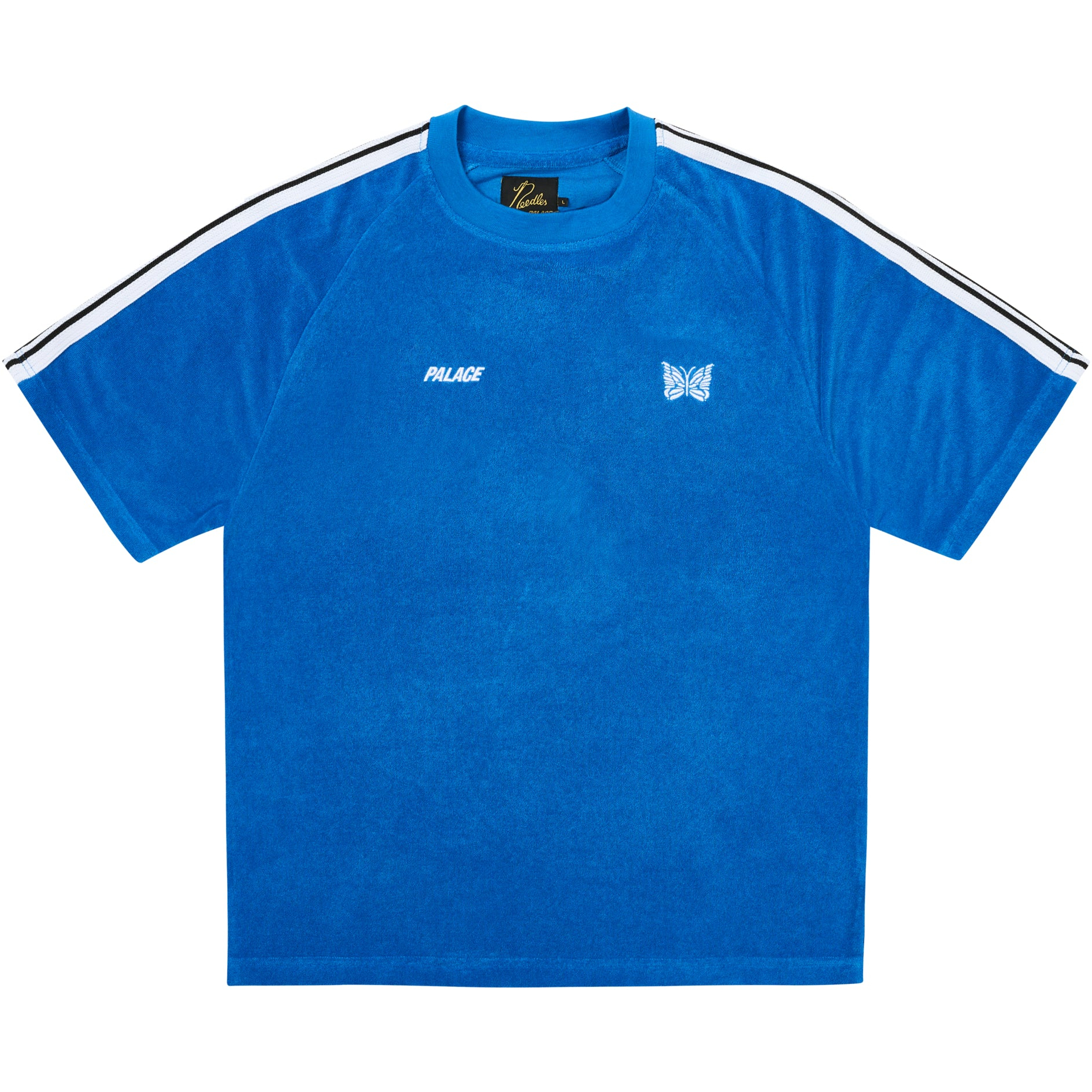 Thumbnail PALACE NEEDLES TOWELLING T-SHIRT BLUE one color