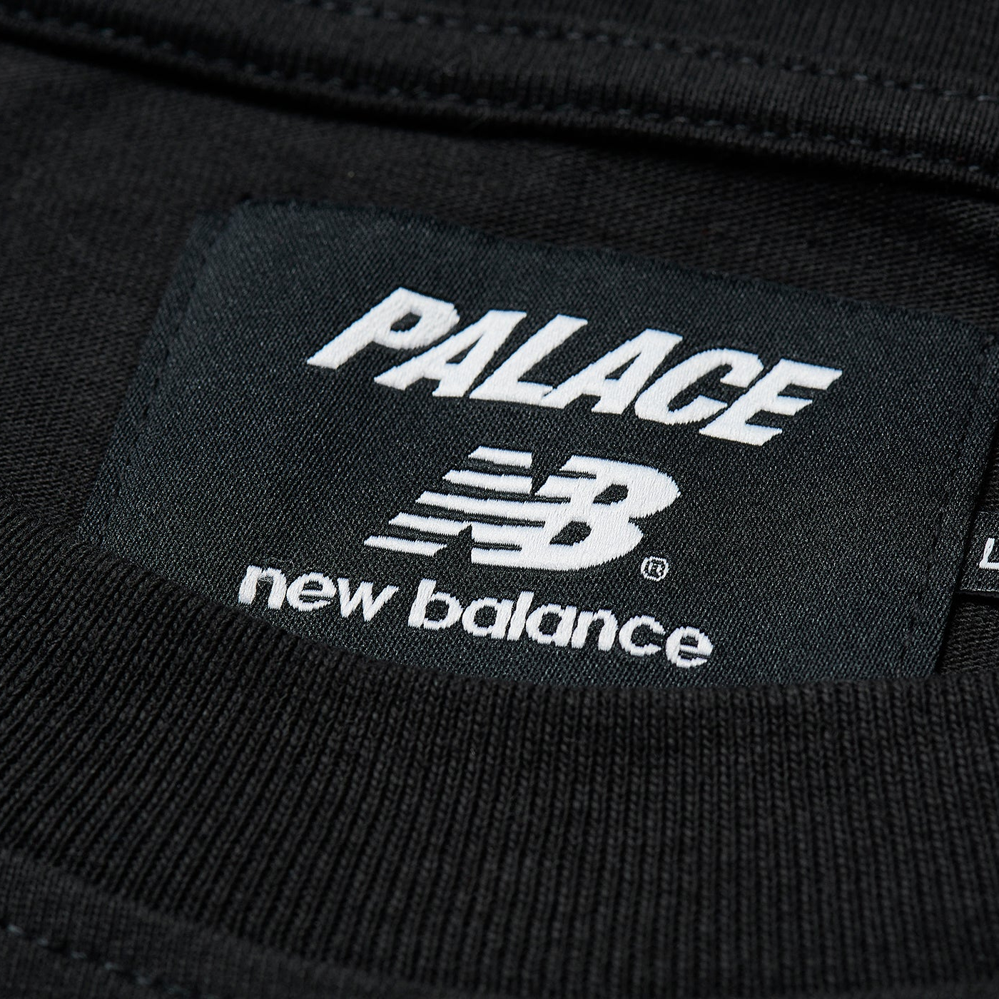 Palace New Balance Logo T-Shirt Black - Palace New Balance 2023