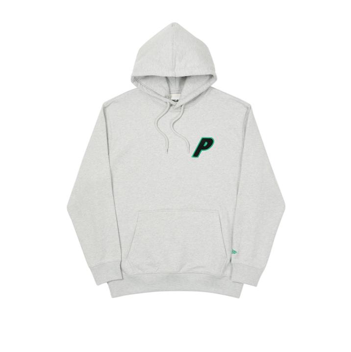 PALACE HOODIE NEW ERA GREY MARL one color