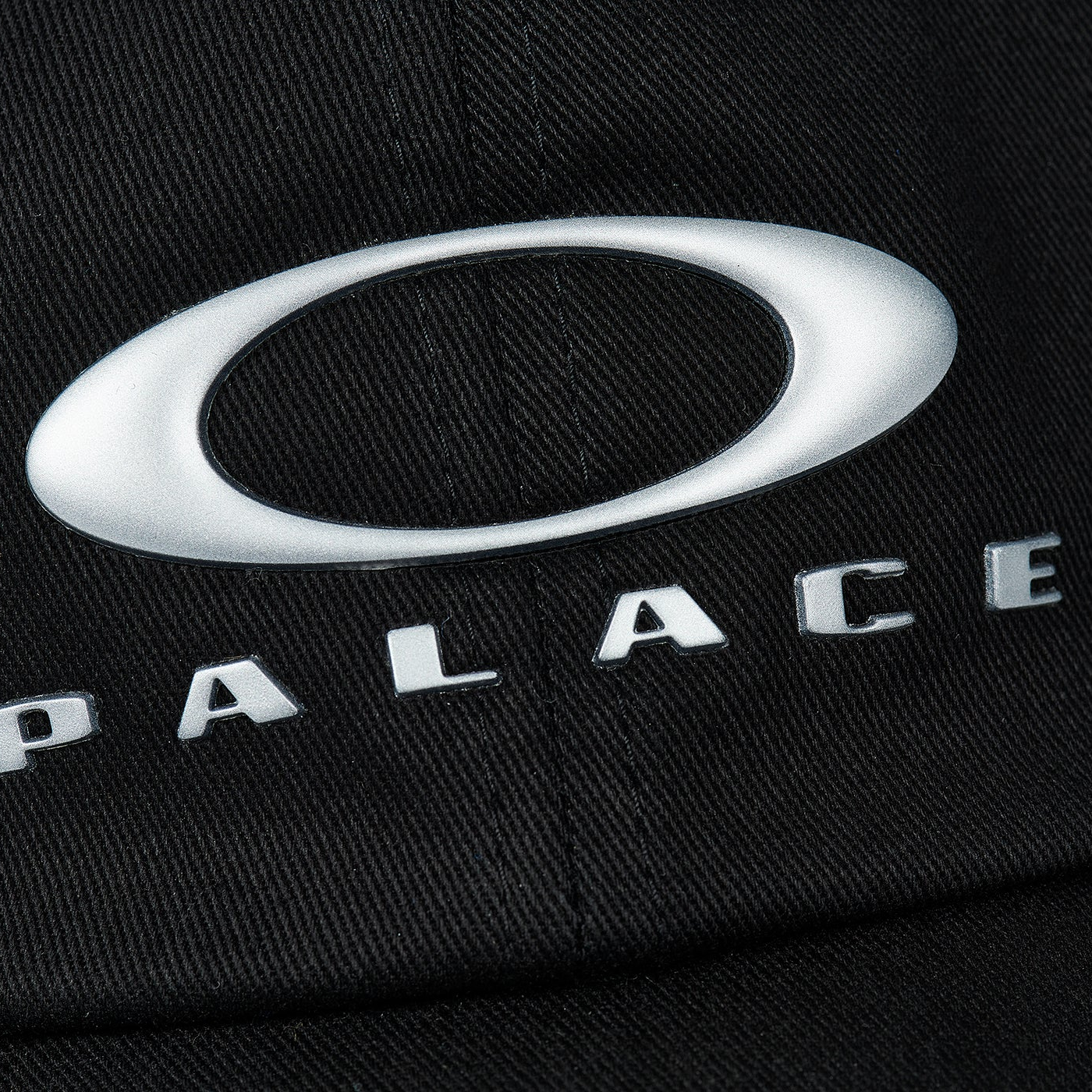 Palace Oakley 6-Panel Black / Silver - Palace Oakley 2023 - Palace