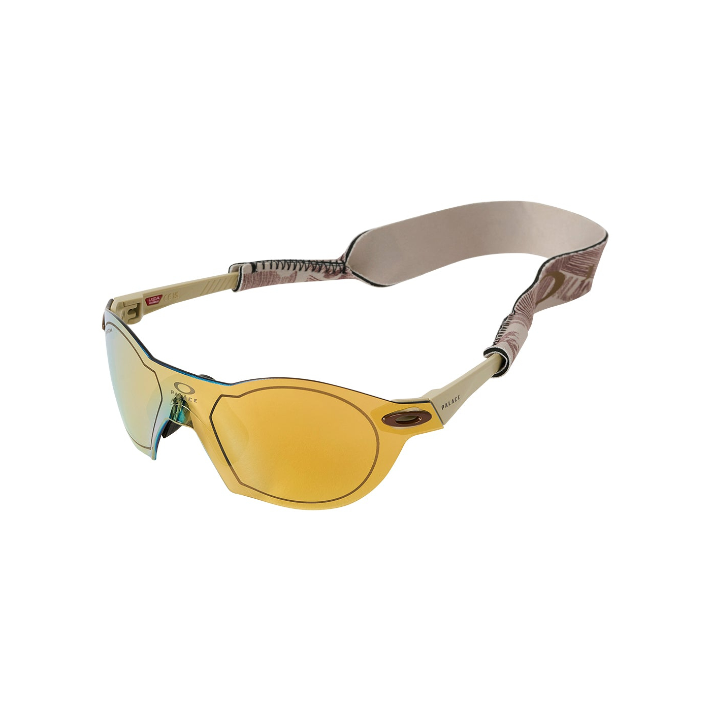 Thumbnail PALACE OAKLEY SUBZERO SUNGLASSES MATT SAND / PRIZM 24K one color