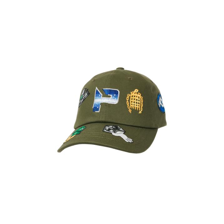 PALACE PEZ 6 PANEL SYMBOL GREEN one color