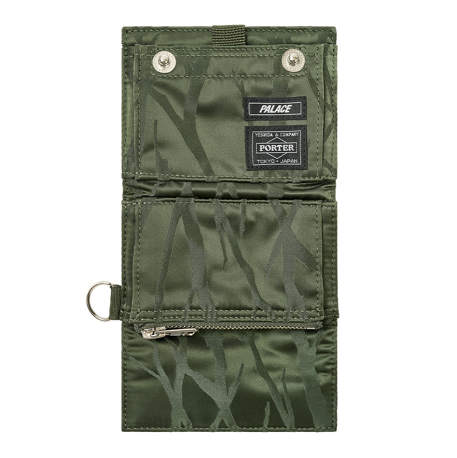 Thumbnail PALACE PORTER-YOSHIDA WALLET OLIVE one color