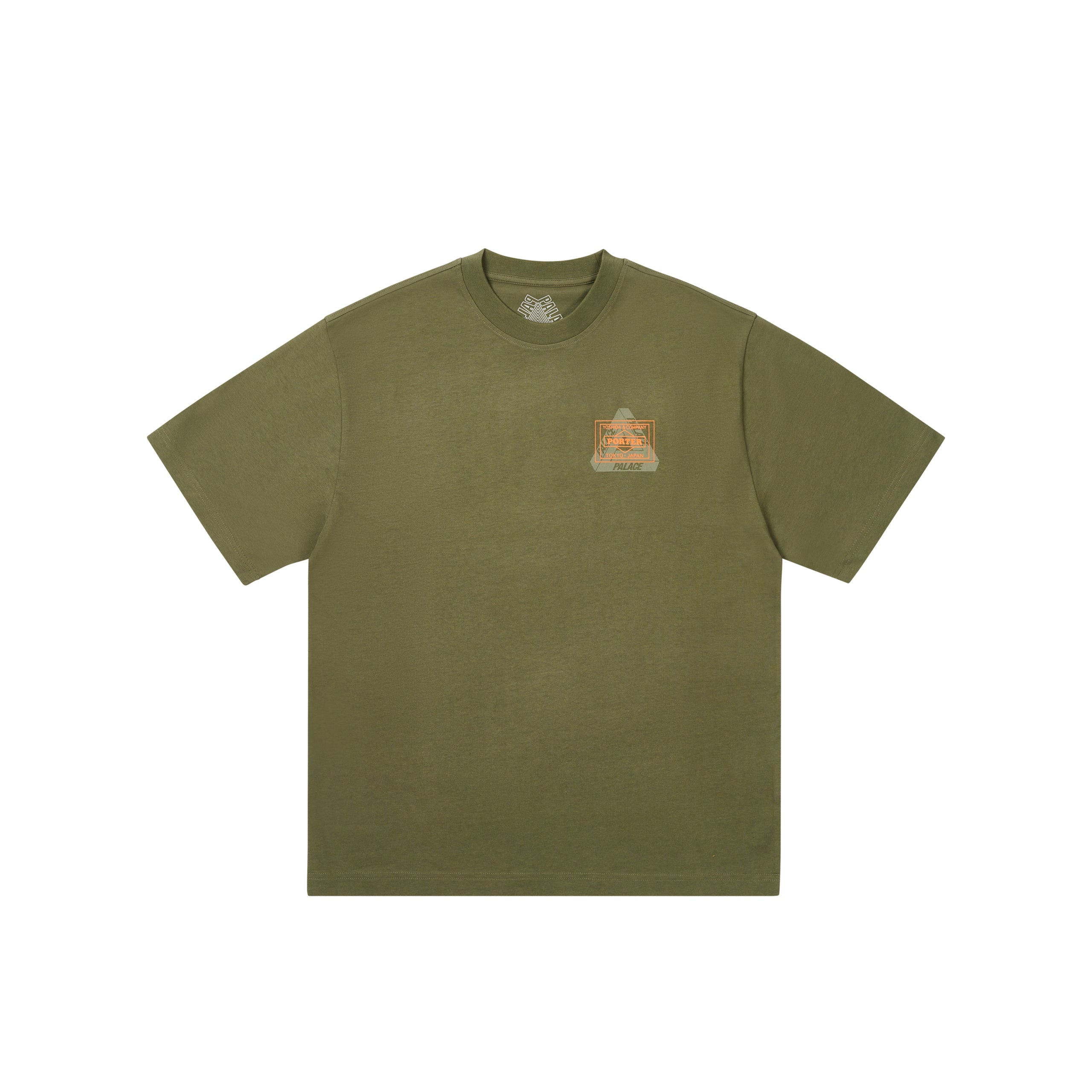 Thumbnail PALACE PORTER LOGO T-SHIRT OLIVE one color