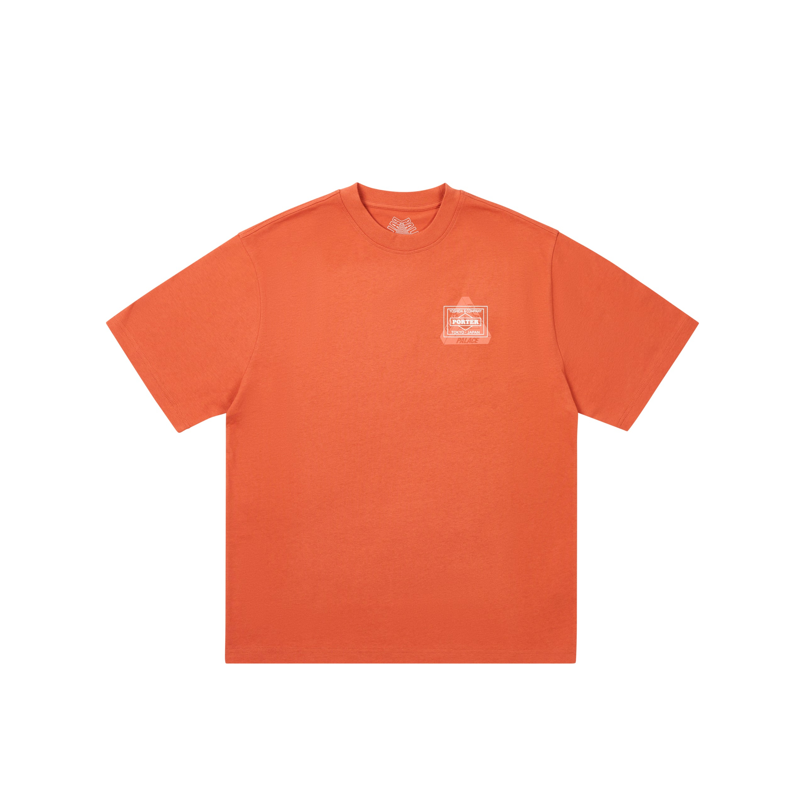 Thumbnail PALACE PORTER LOGO T-SHIRT ORANGE one color