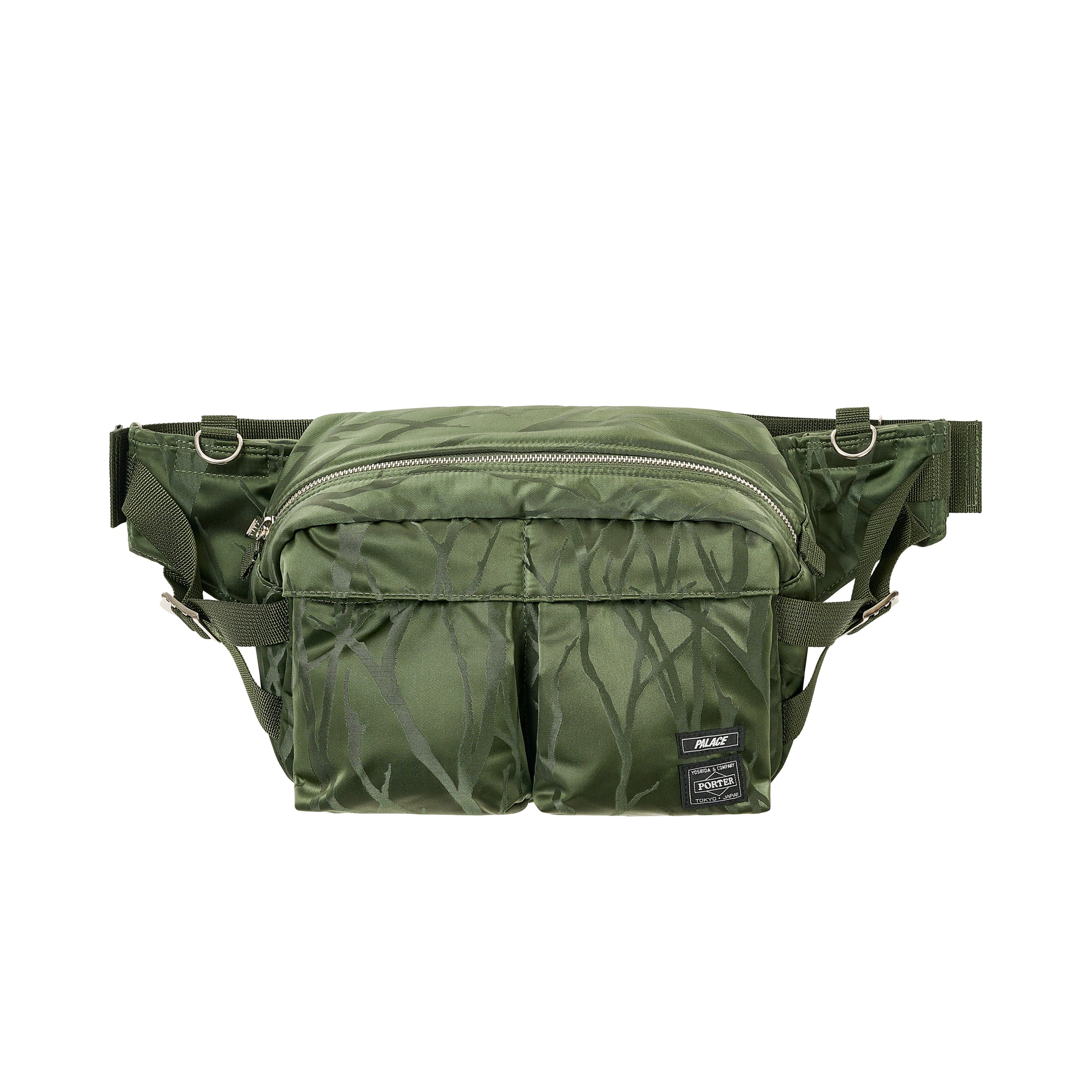 Thumbnail PALACE PORTER WAIST BAG OLIVE / JACQUARD one color