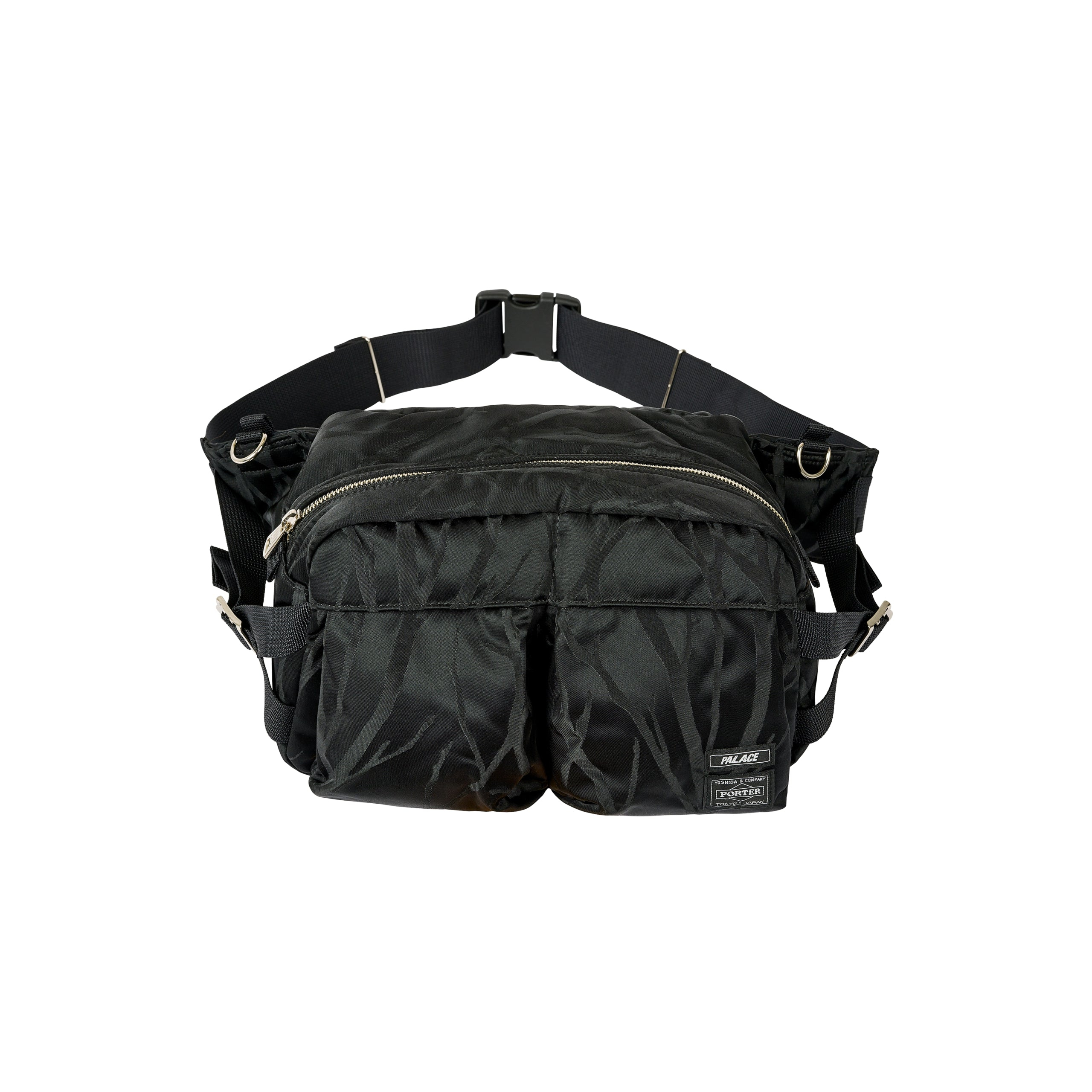 Thumbnail PALACE PORTER WAIST BAG BLACK / JACQUARD one color