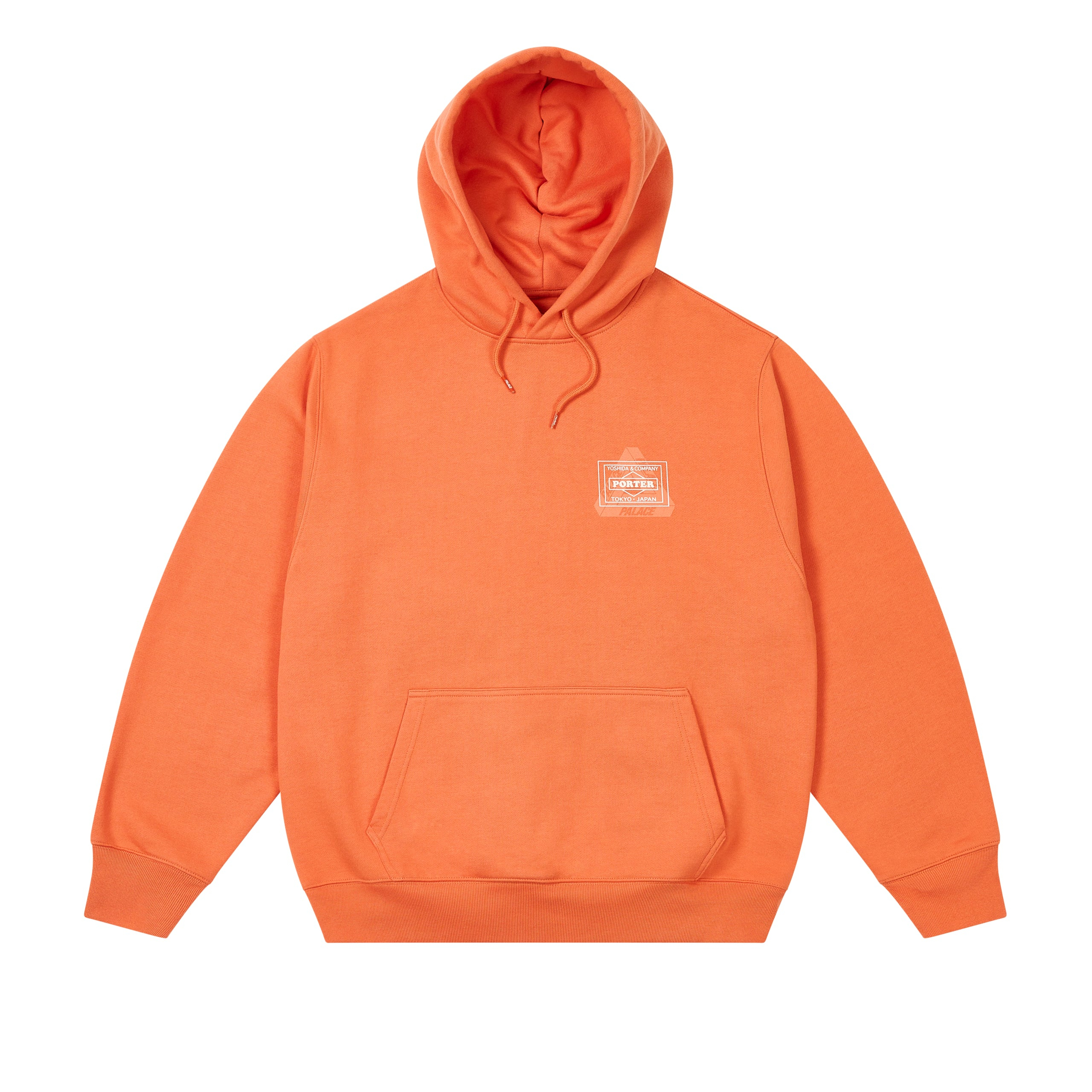 Thumbnail PALACE PORTER LOGO HOOD ORANGE one color