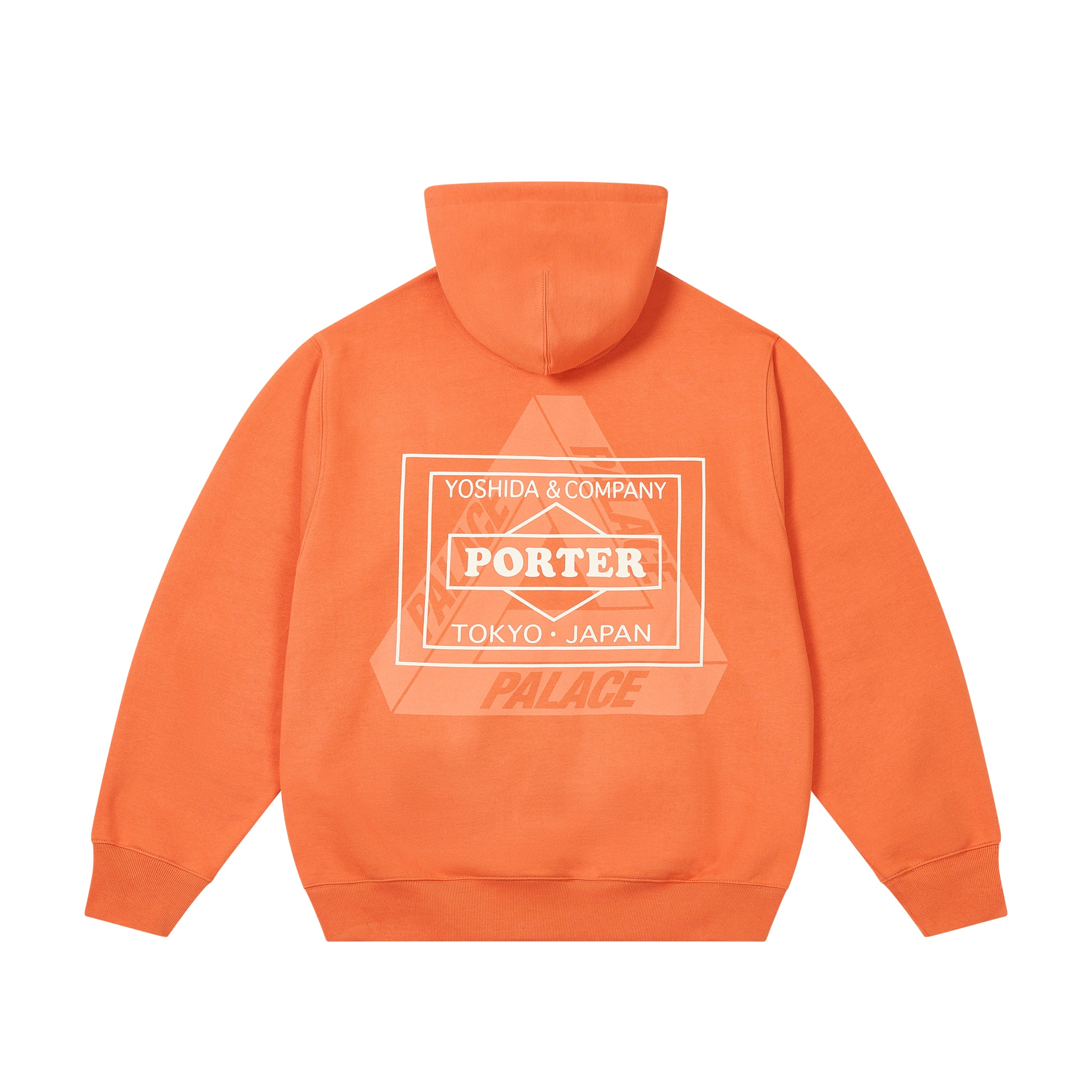 Thumbnail PALACE PORTER LOGO HOOD ORANGE one color