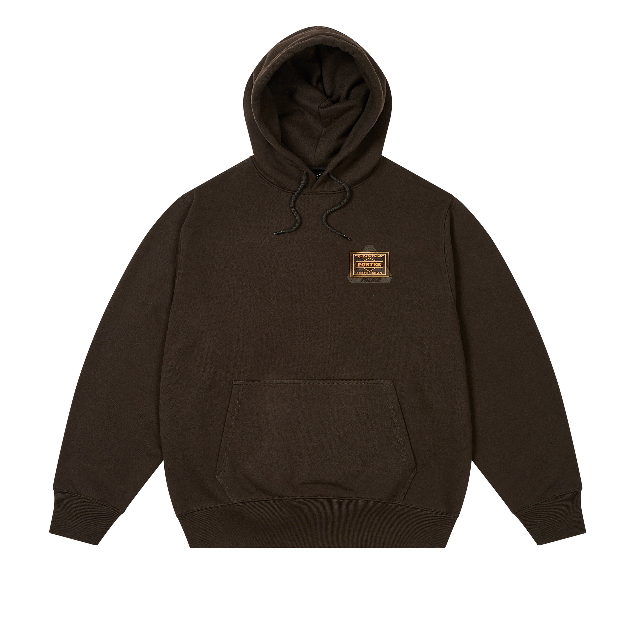 Thumbnail PALACE PORTER LOGO HOOD BLACK one color