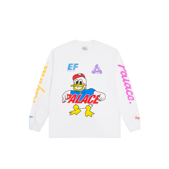 PALACE RAPHA LS T-SHIRT WHITE one color