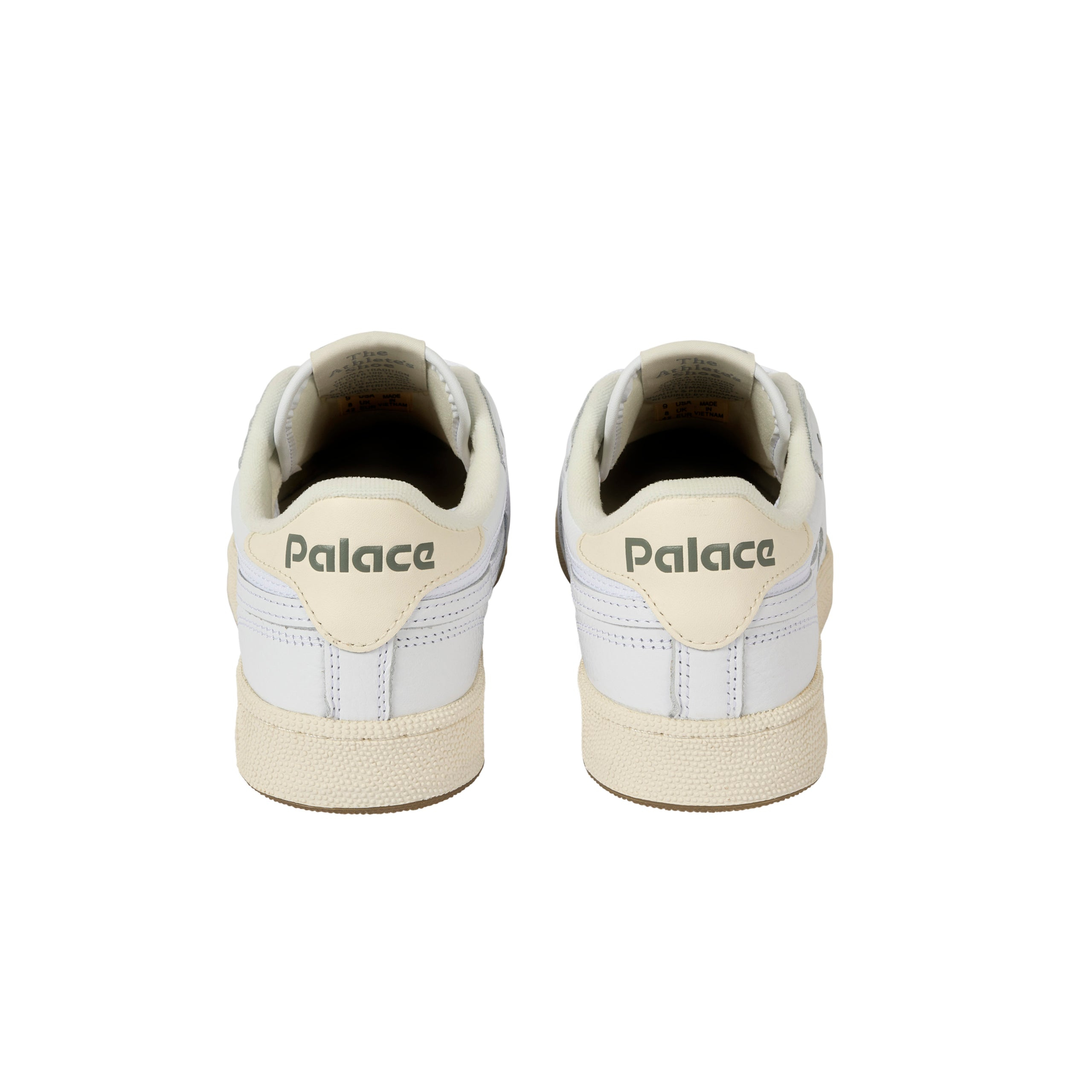 Palace x reebok white best sale