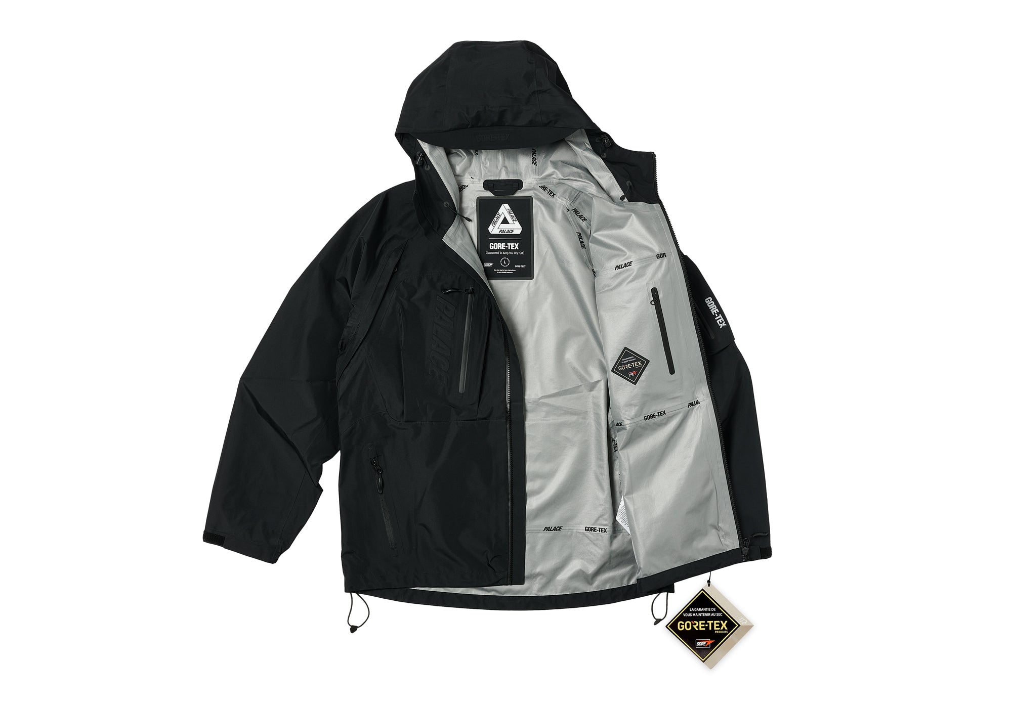 Gore-Tex Cargo Jacket Black - Spring 2023 - Palace Community