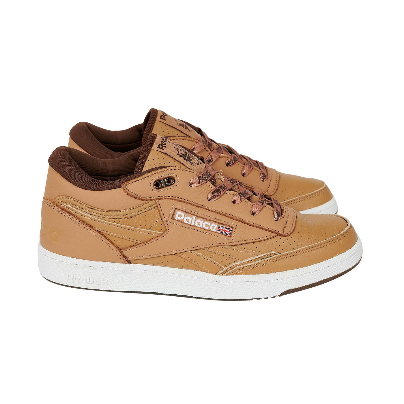 Thumbnail PALACE REEBOK CLUB C MID II REVENGE SOFT CAMEL / BRUSH BROWN / REEBOK LE 5 one color