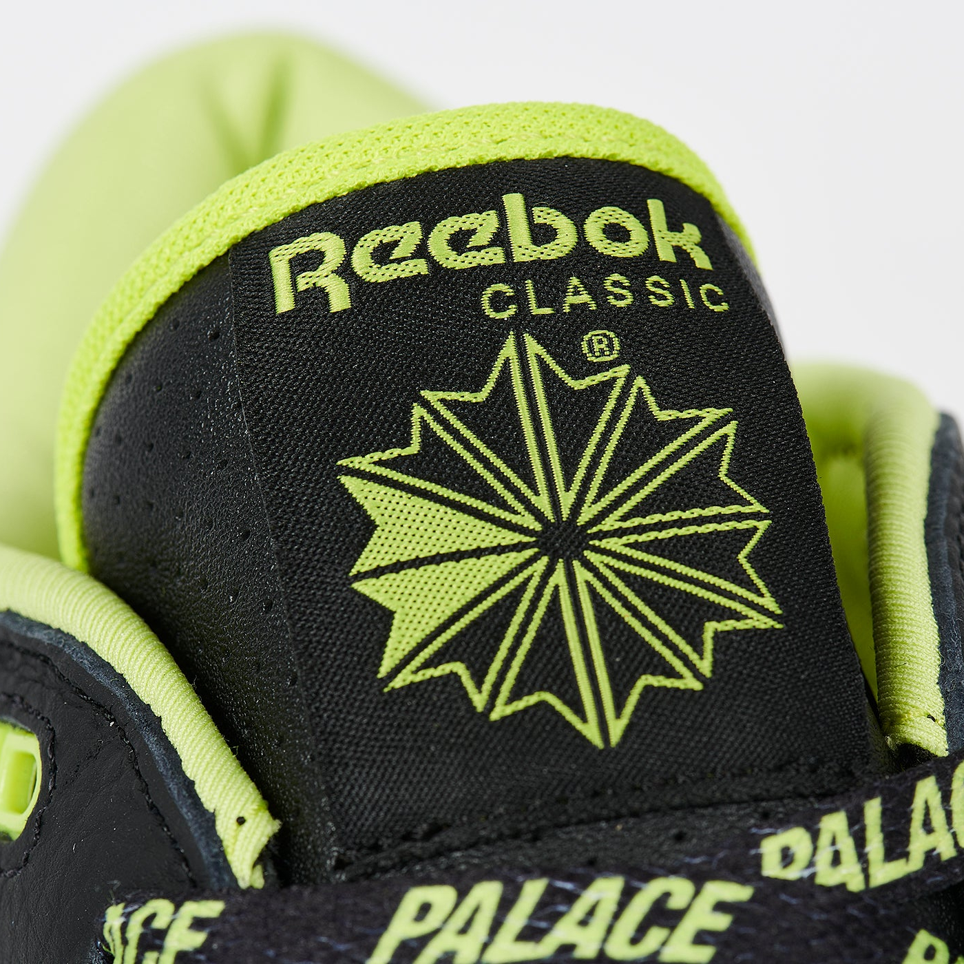 Thumbnail PALACE REEBOK CLUB C MID II REVENGE CORE BLACK / ACID YELLOW / FOOTWEAR WHITE one color