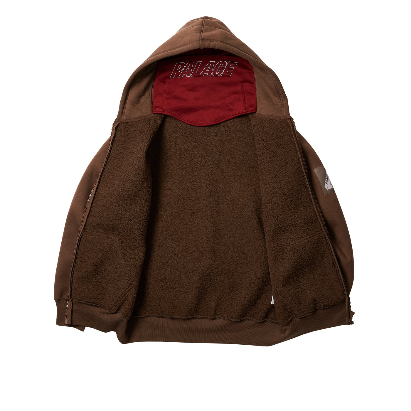 Thumbnail FACEMASK SHEARLING THERMAL HOOD BROWN one color