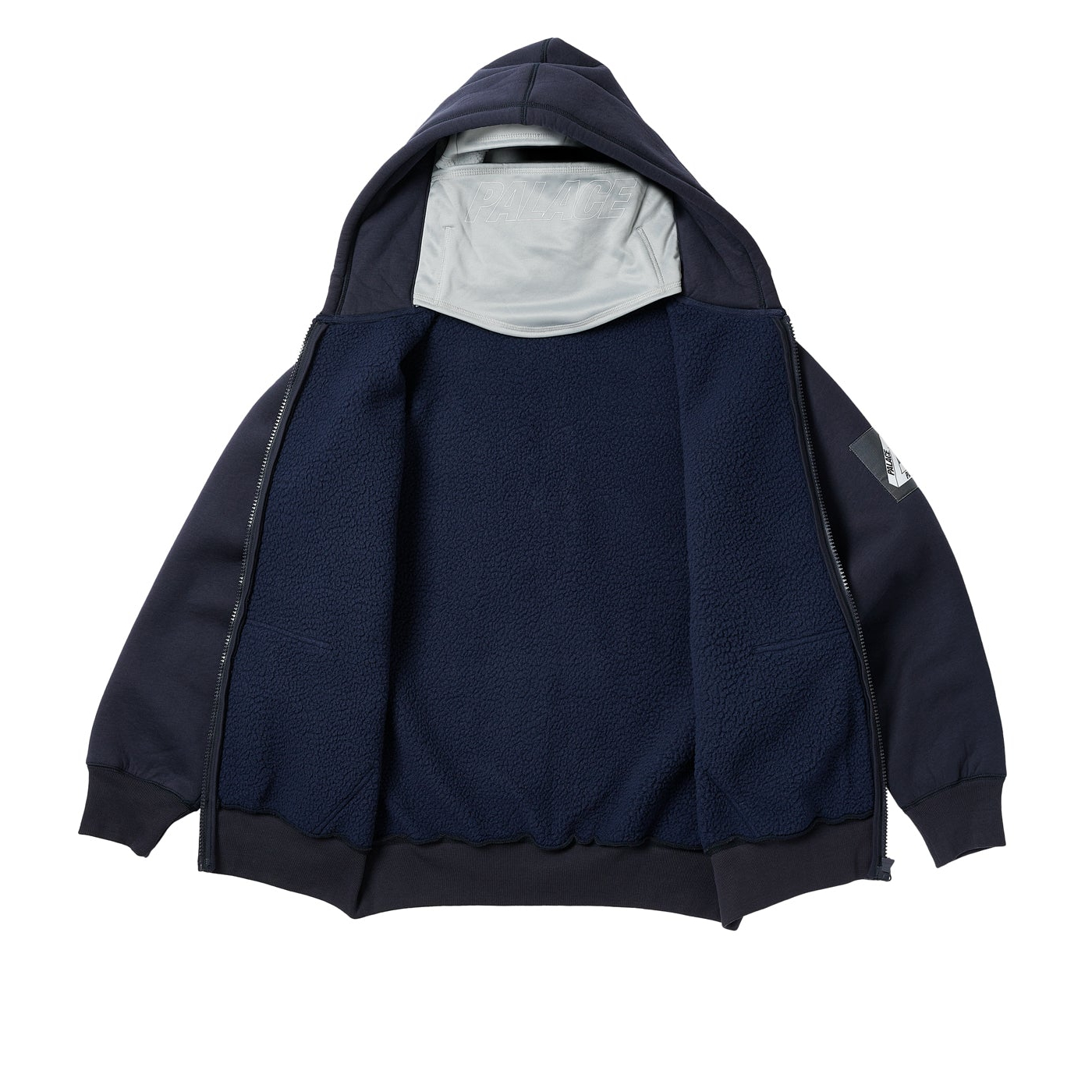 Thumbnail FACEMASK SHEARLING THERMAL HOOD NAVY one color