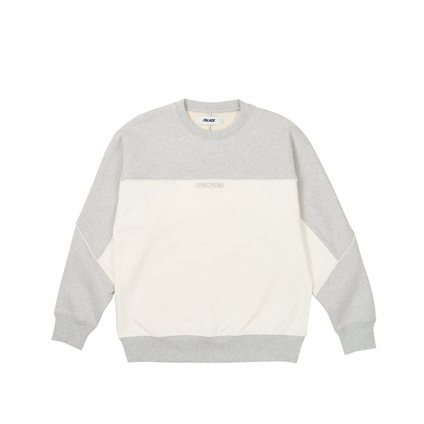 Thumbnail PIPED CREW GREY MARL one color