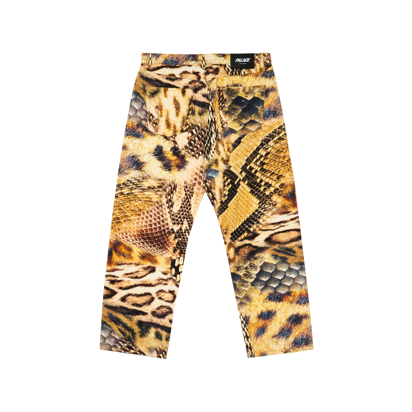 Thumbnail ANIMAL PRINT JEAN YELLOW one color