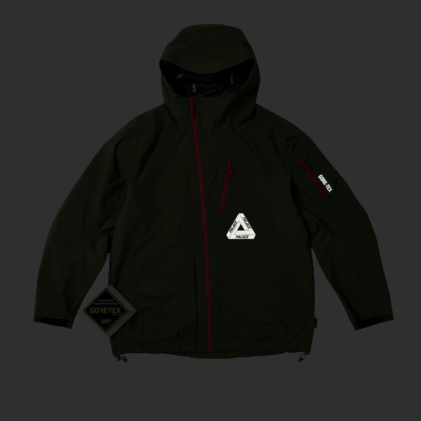 Gore-Tex R-Tek Jacket Olive - Autumn 2023 - Palace Community