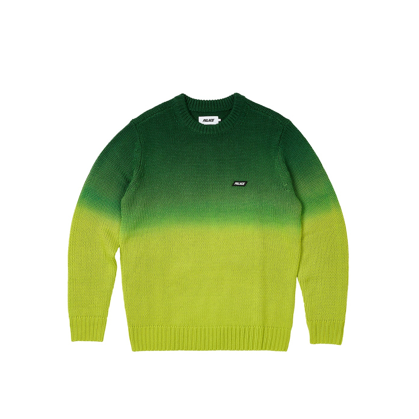 Thumbnail GRADIENT DYE RIB KNIT GREEN one color