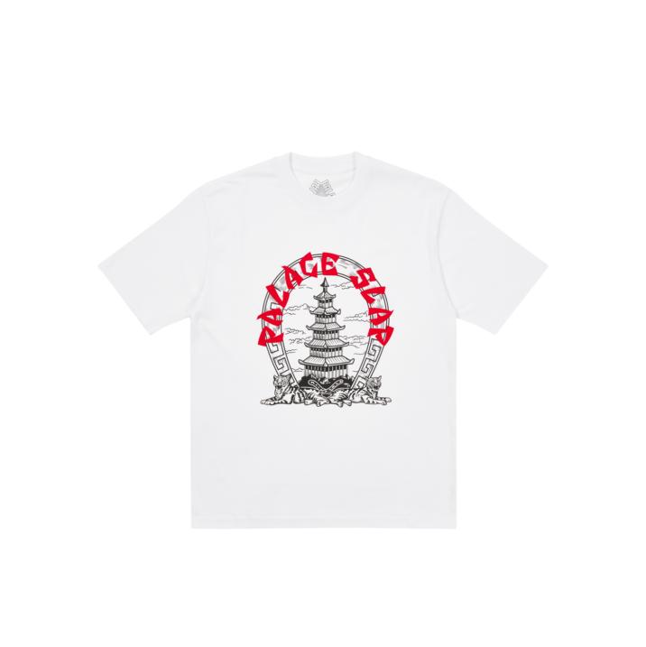 PALACE T-SHIRT SLAP PAGODA WHITE one color