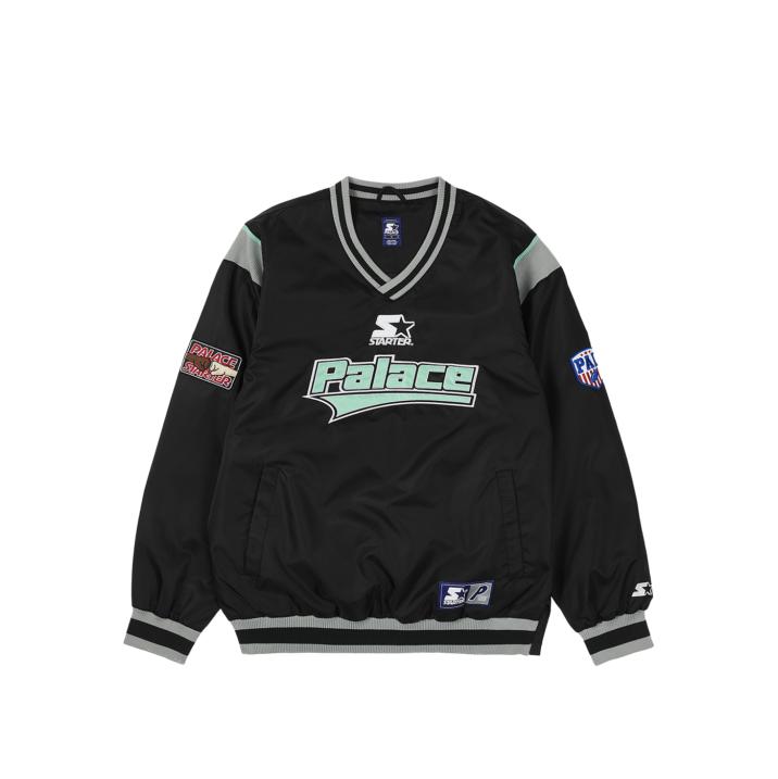 Thumbnail PALACE STARTER JERSEY CREW BLACK one color