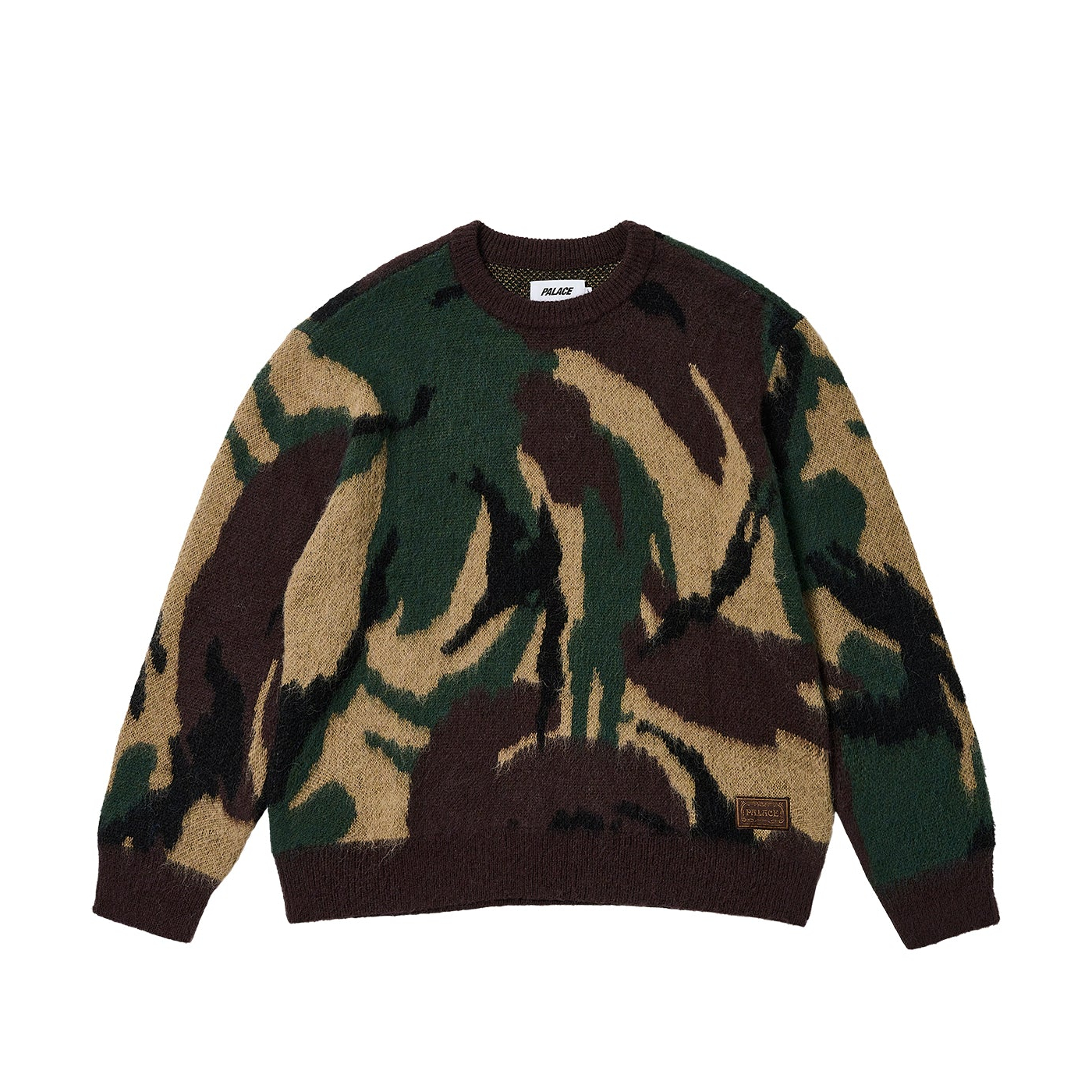 Thumbnail HAIRY CAMO KNIT WOODLAND one color