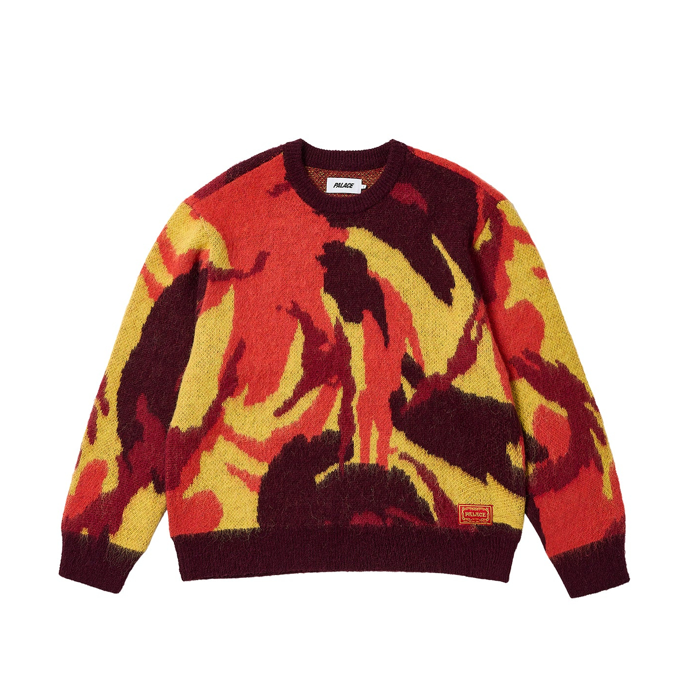 Thumbnail HAIRY CAMO KNIT FIRE one color