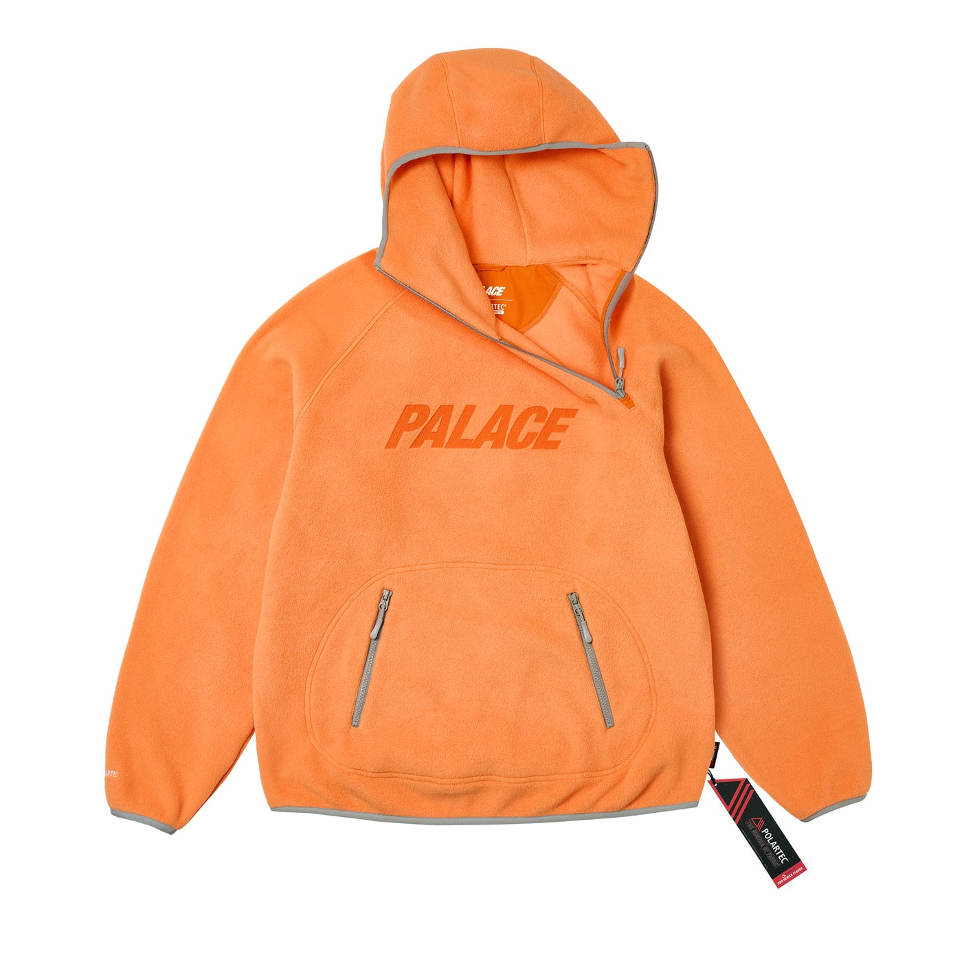 Palace Polartec Lazer Hood Orangeファッション