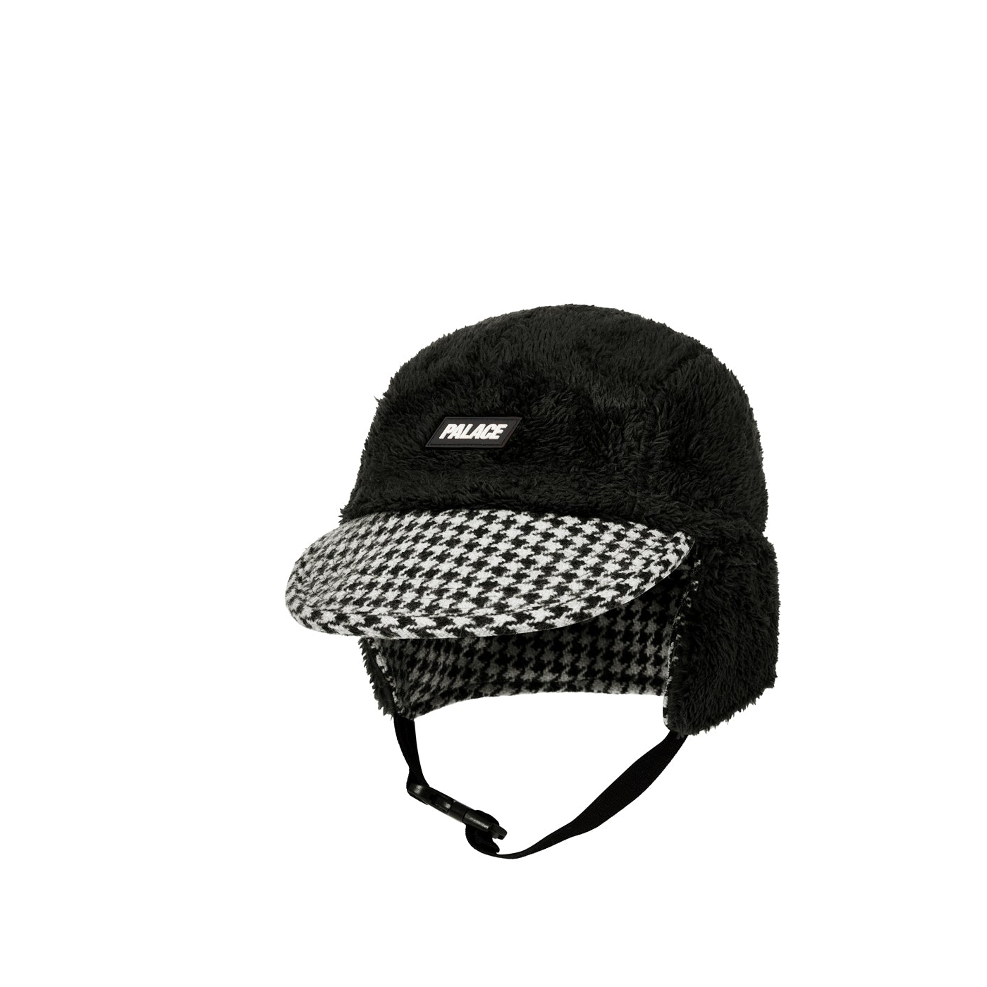 Thumbnail REVERSO EARFLAP 4-PANEL HOUNDSTOOTH WHITE one color