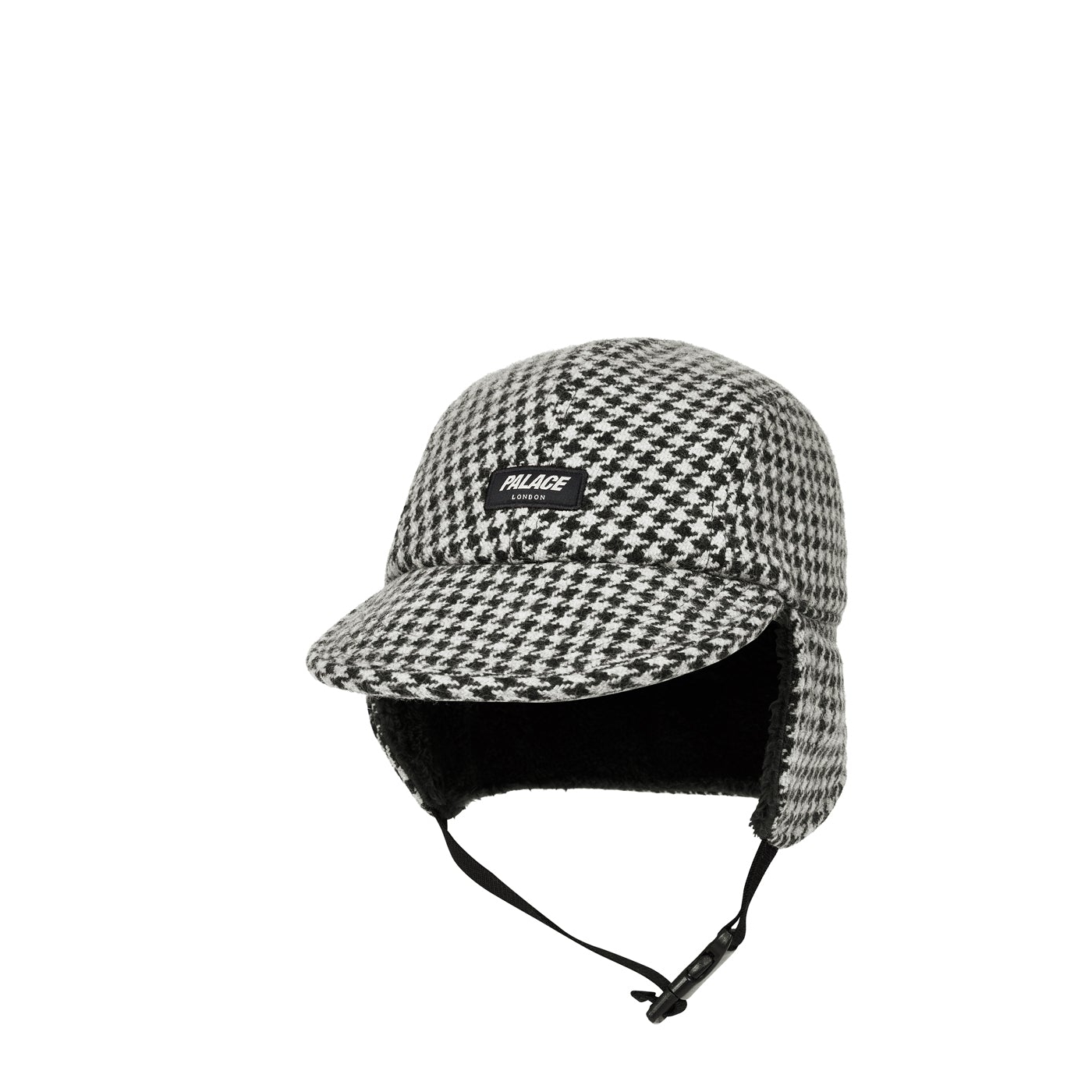 Thumbnail REVERSO EARFLAP 4-PANEL HOUNDSTOOTH WHITE one color