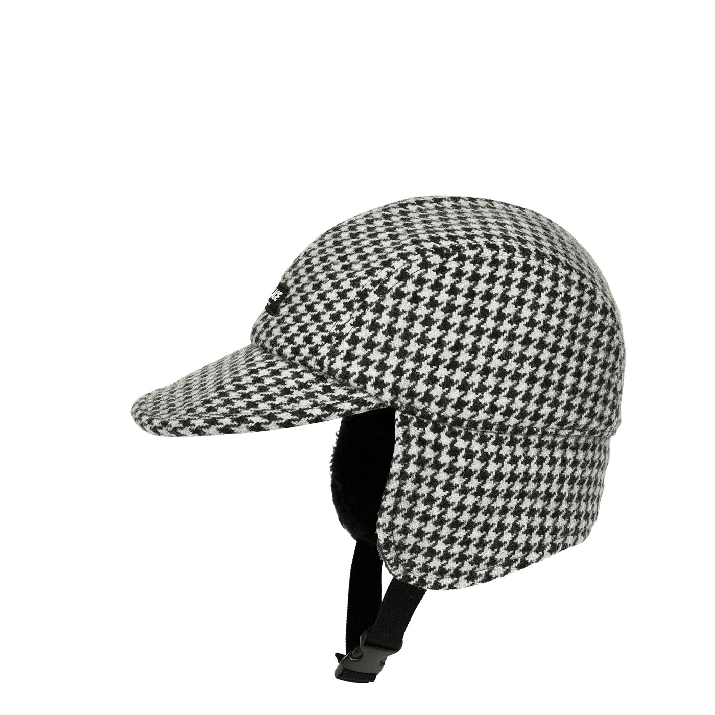 Thumbnail REVERSO EARFLAP 4-PANEL HOUNDSTOOTH WHITE one color