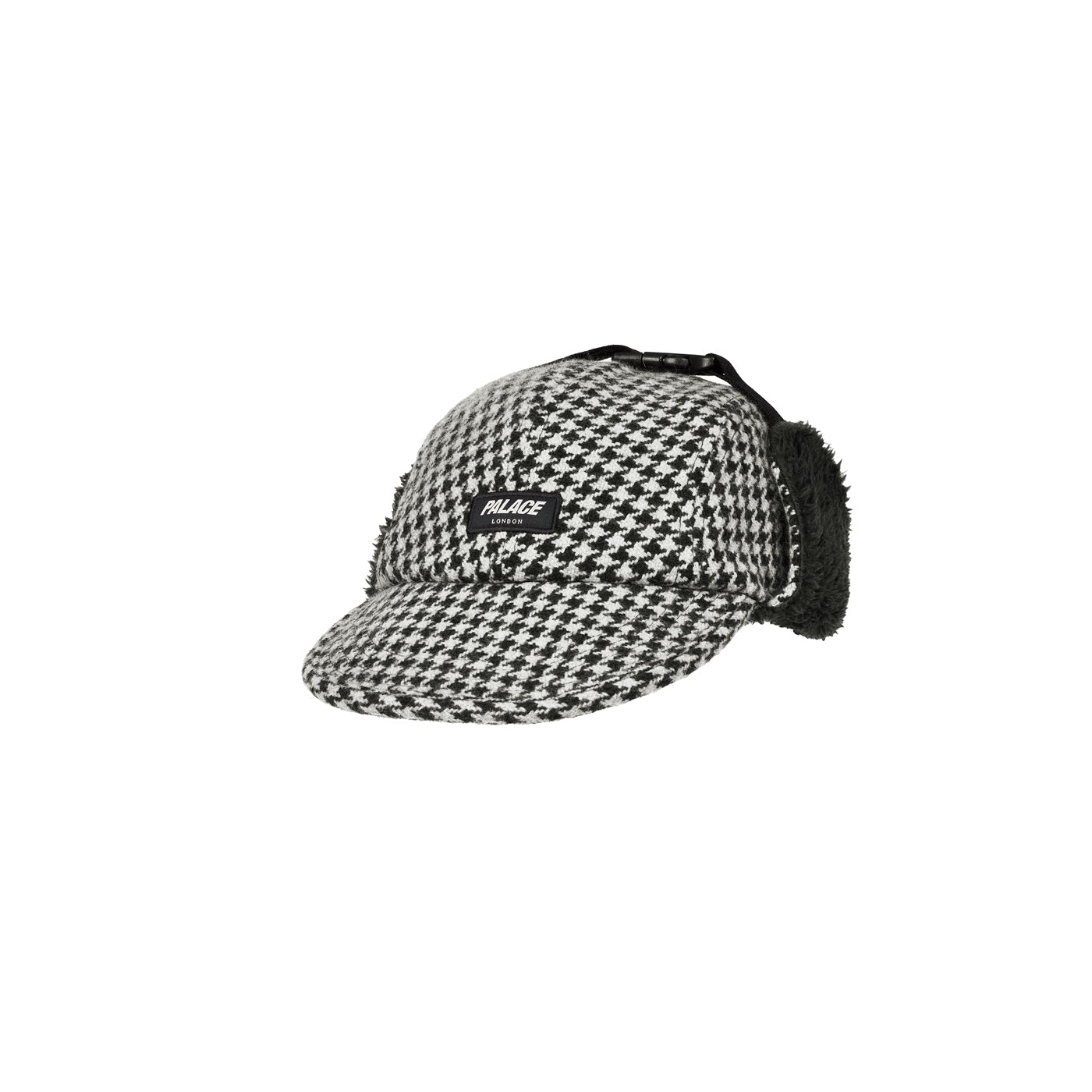 Thumbnail REVERSO EARFLAP 4-PANEL HOUNDSTOOTH WHITE one color