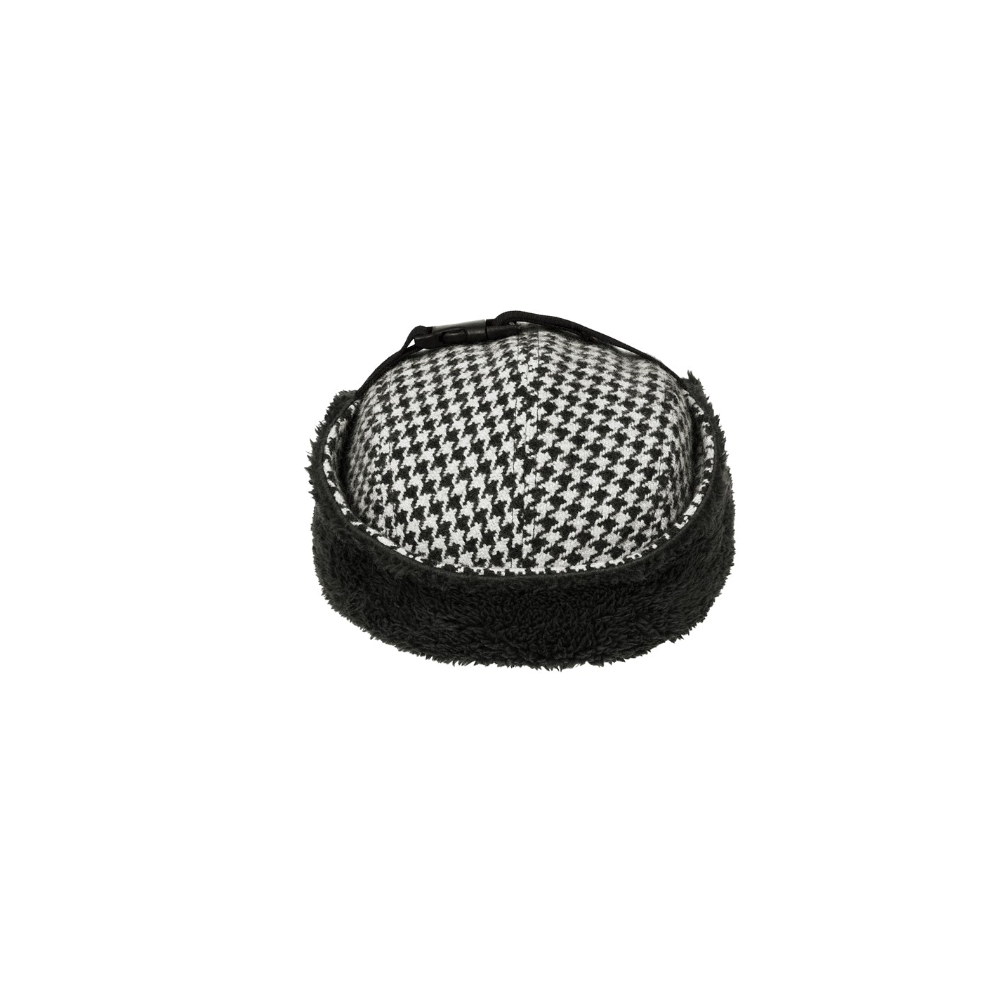 Thumbnail REVERSO EARFLAP 4-PANEL HOUNDSTOOTH WHITE one color