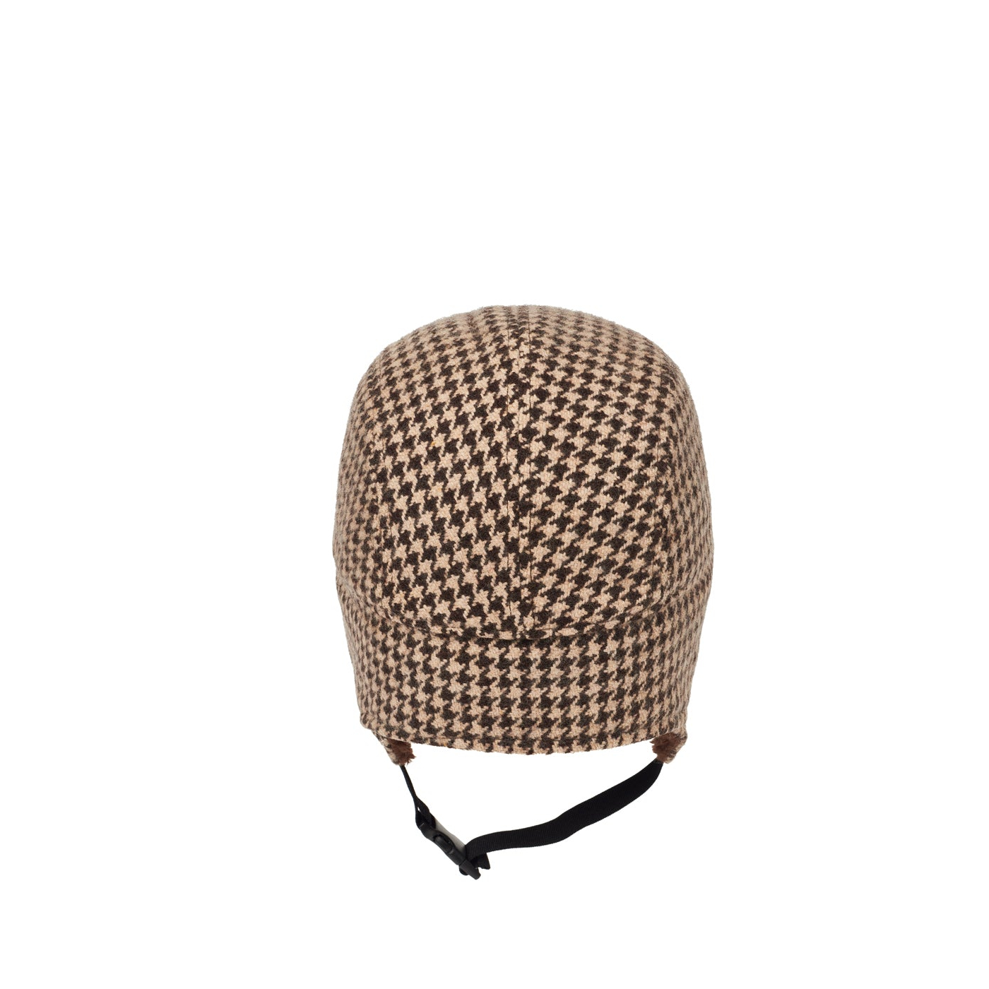 Thumbnail REVERSO EARFLAP 4-PANEL HOUNDSTOOTH BROWN one color